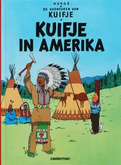 Omslag van Kuifje in Amerika a5 formaat