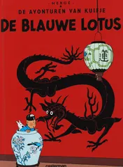 Omslag van De blauwe lotus A5 formaat