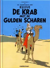 Omslag van De krab met de gulden scharen