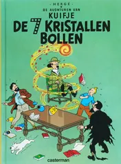 Omslag van De zeven kristallen bollen Kuifje a5