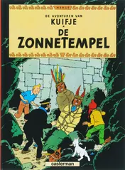 Omslag van De zonnetempel Kuifje a5