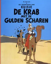 Omslag van De krab met de gulden scharen