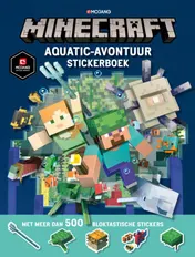 Omslag van Minecraft Aquatic Survival stickerboek