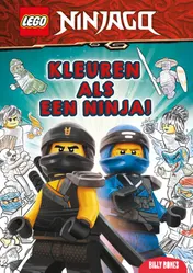 Omslag van LEGO Ninjago kleurboek - Kleuren als een ninja