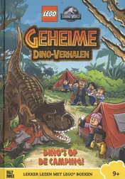 Omslag van Dino's op de camping!