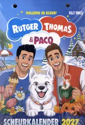 Omslag van De scheurkalender van Rutger, Thomas en Paco 2027