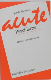 Omslag van Acute psychiatrie