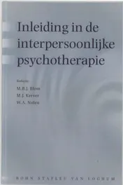 Omslag van Inleiding in de interpersoonlijke psychotherapie