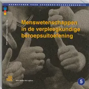 Omslag van Menswetenschappen in de verpleegkundige beroepsuitoefening