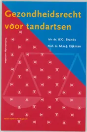 Omslag van Gezondheidsrecht voor tandartsen