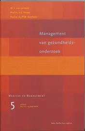 Omslag van Management van gezondheidsonderzoek