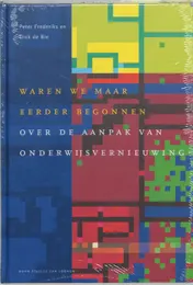 Omslag van Waren we maar eerder begonnen