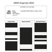 Omslag van ADHD-vragenlijst AVL