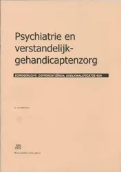 Omslag van Psychiatrie en verstandelijk-gehandicaptenzorg