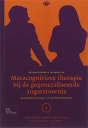 Omslag van Metacognitieve therapie bij de gegeneraliseerde angststoornis