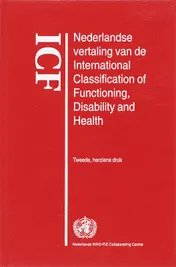 Omslag van ICF Nederlandse vertaling van de International Classification of Functioning, Disability and Health