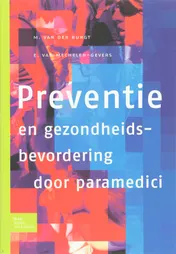 Omslag van Preventie en gezondheidsbevordering door paramedici