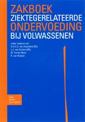 Omslag van Zakboek ziektegerelateerde ondervoeding bij volwassenen