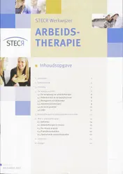 Omslag van STECR Werkwijzer Arbeidstherapie