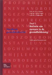 Omslag van 1 Rechten van mensen in de gezondheidszorg
