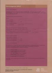 Omslag van Gezinsvragenlijst (GVL) - scoreformulieren