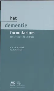 Omslag van Het dementie formularium