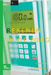 Omslag van Rekenen in de zorg voor niveau 3-4