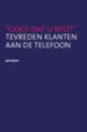 Omslag van Goed dat u belt