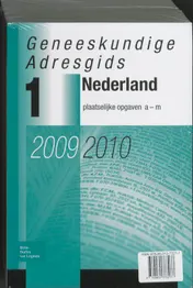 Omslag van Geneeskundige Adresgids Nederland 2009-2010