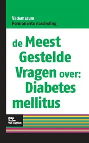 Omslag van Meest gestelde vragen over diabetes mellitus