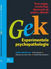 Omslag van Gek, Experimentele psychopathologie