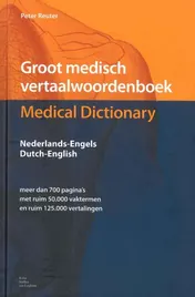 Omslag van Groot medisch vertaalwoordenboek Medical dictionary
