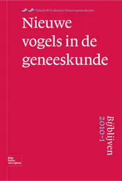 Omslag van Nieuwe vogels in de geneeskunde