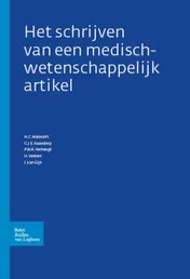 Omslag van Het schrijven van een medisch-wetenschappelijk artikel