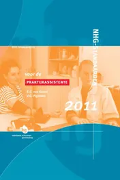 Omslag van NHG-Standaarden voor de praktijkassistente 2011
