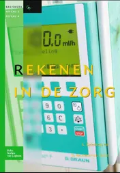 Omslag van Rekenen in de zorg voor niveau 3-4