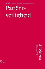 Omslag van Bijblijven 2012-3 Patiëntveiligheid