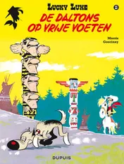 Omslag van De Daltons op vrije voeten