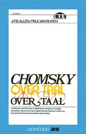 Omslag van Chomsky over taal
