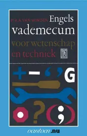 Omslag van Engels vademecum voor wetenschap en techniek