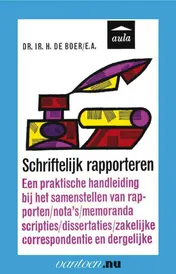 Omslag van Schriftelijk rapporteren