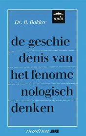 Omslag van Geschiedenis van het fenomenologisch denken