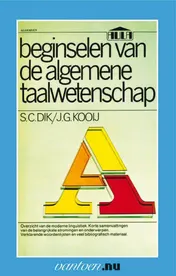 Omslag van Beginselen van de algemene taalwetenschap