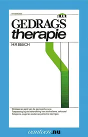 Omslag van Gedragstherapie