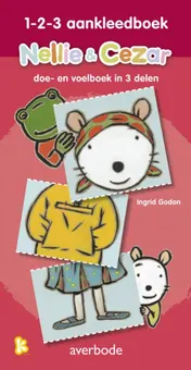 Omslag van Nellie & Cezar 1-2-3 aankleedboek