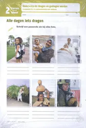Omslag van 2e leerjaar met wisselthema "Dragen en gedragen worden"