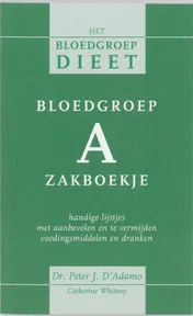 Omslag van Bloedgroep A zakboekje