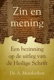 Omslag van Zin en mening
