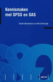 Omslag van Kennismaken met SPSS en SAS