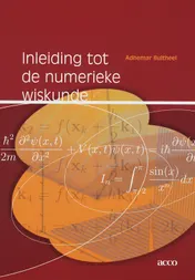 Omslag van Inleiding tot de numerieke wiskunde